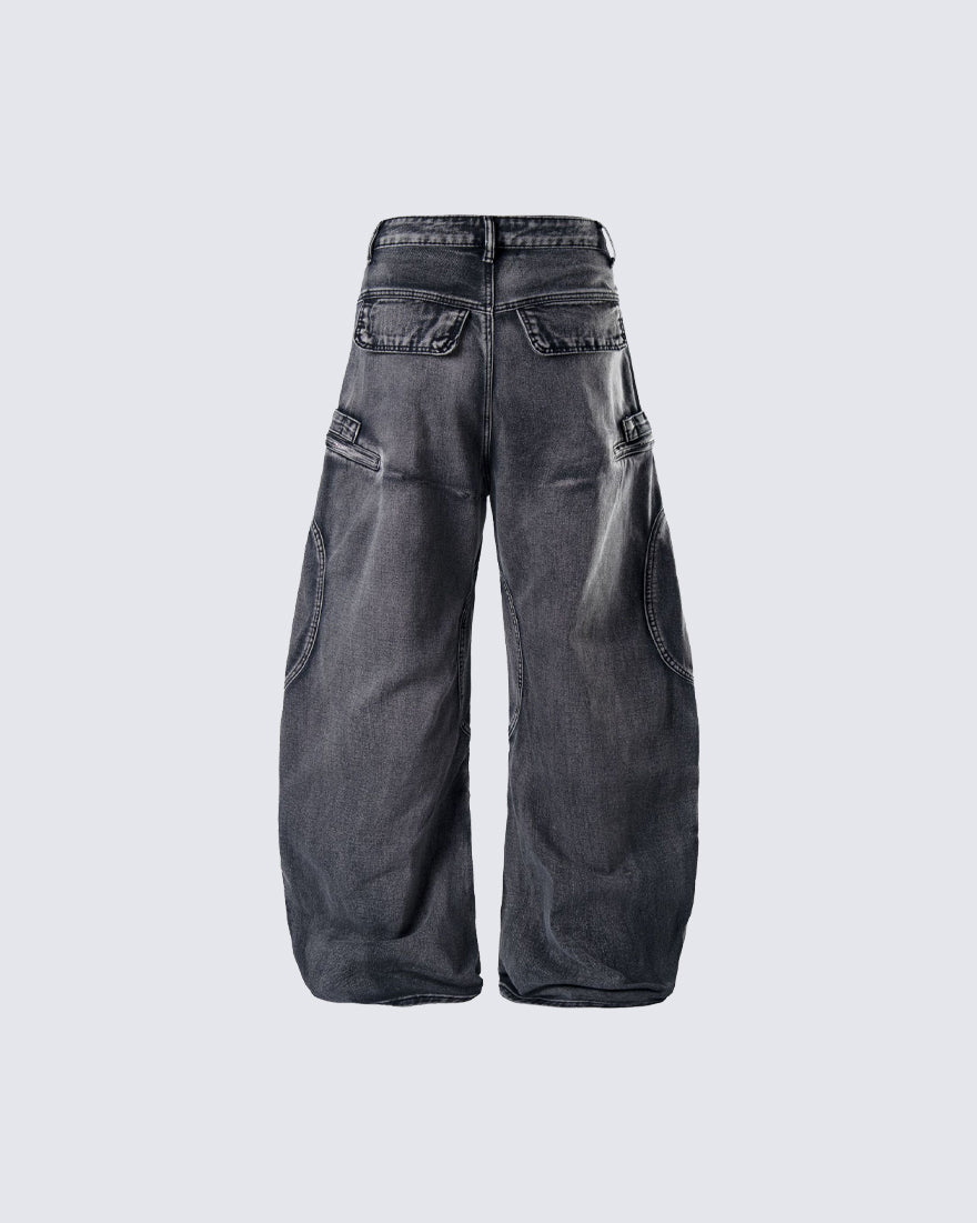 American Vintage Street Multi-Pocket Cargo Denim