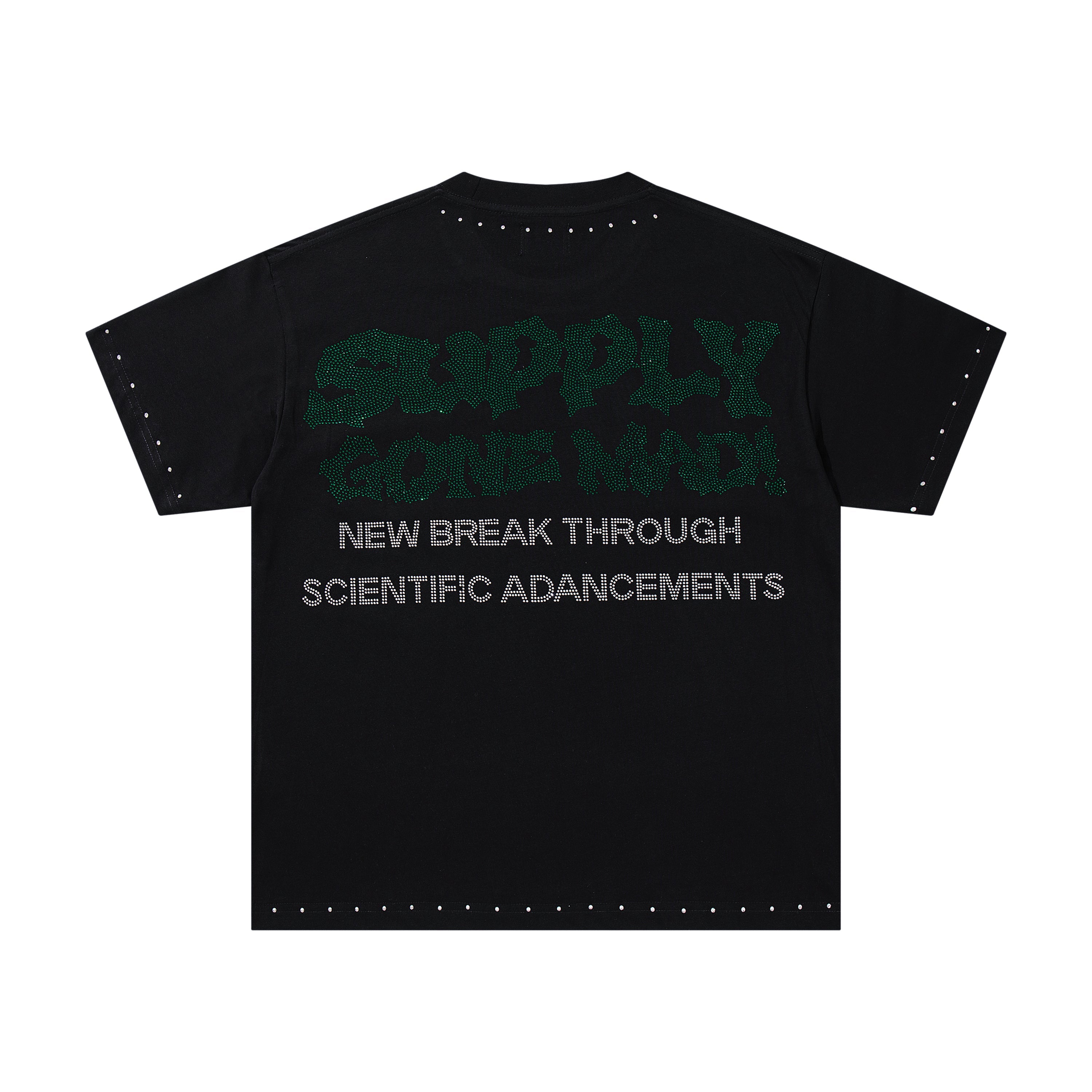 SUPPLY Scientific Advancement Graphic Oversized Black T-Shirt