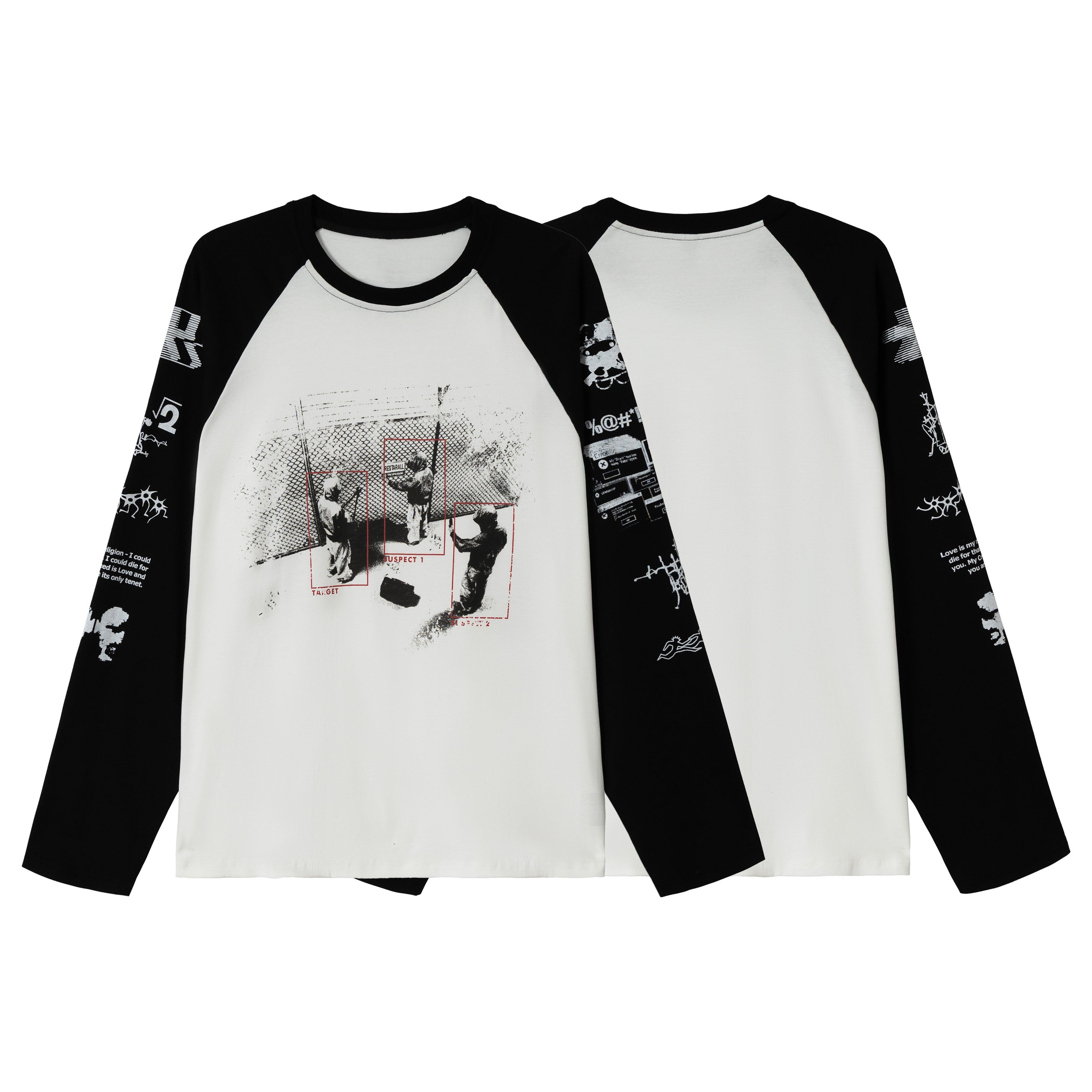 Omirad Graphic Raglan Long-Sleeve T-Shirt