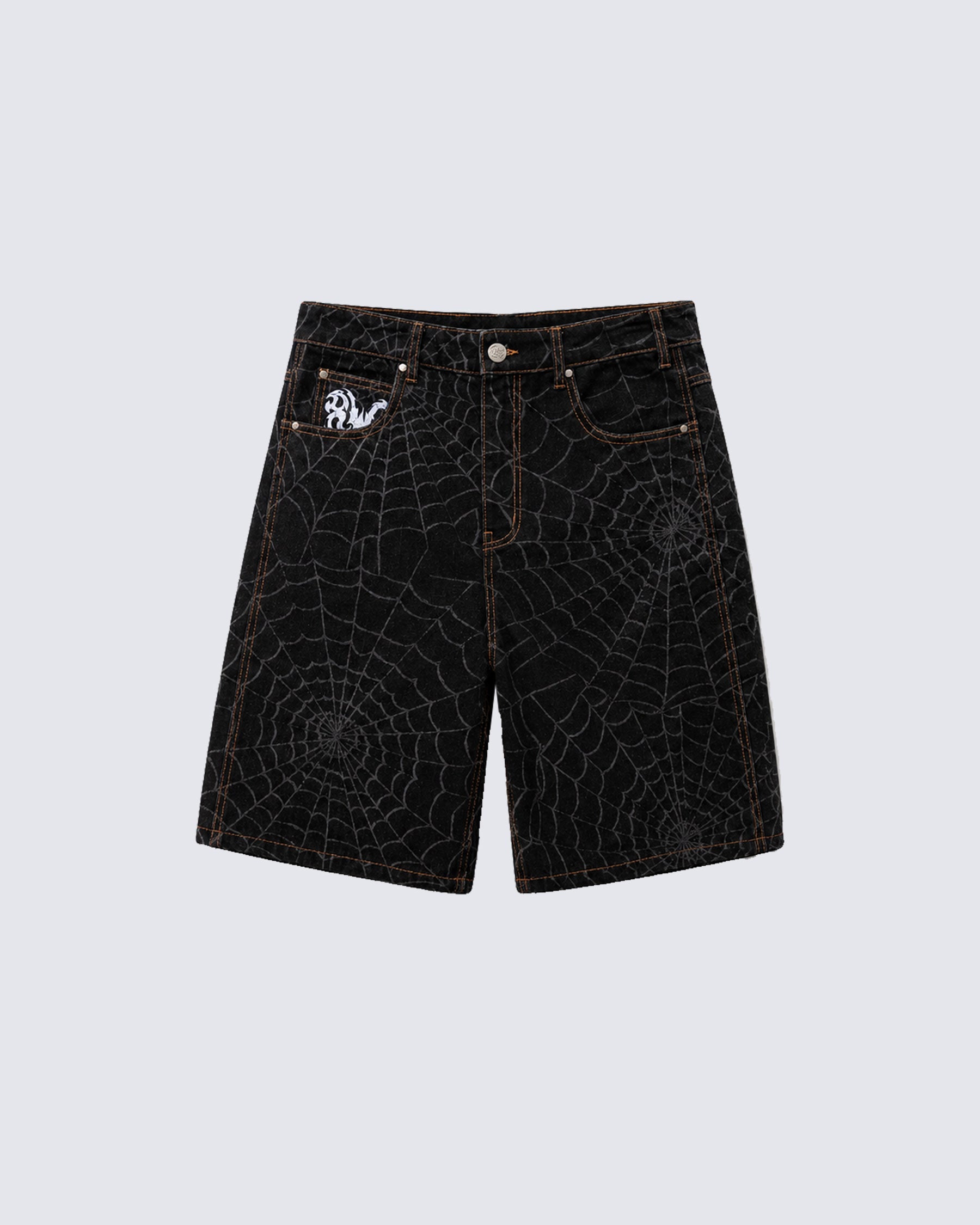 American High Street Style Ripped Denim Shorts