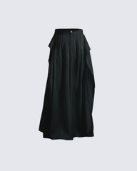 Avant-Garde Wide-Leg High Waist Trousers