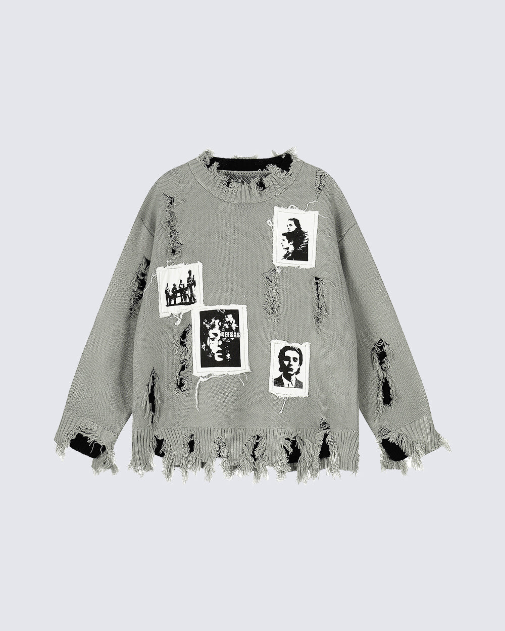 Heavy Design Statement Knit Sweater