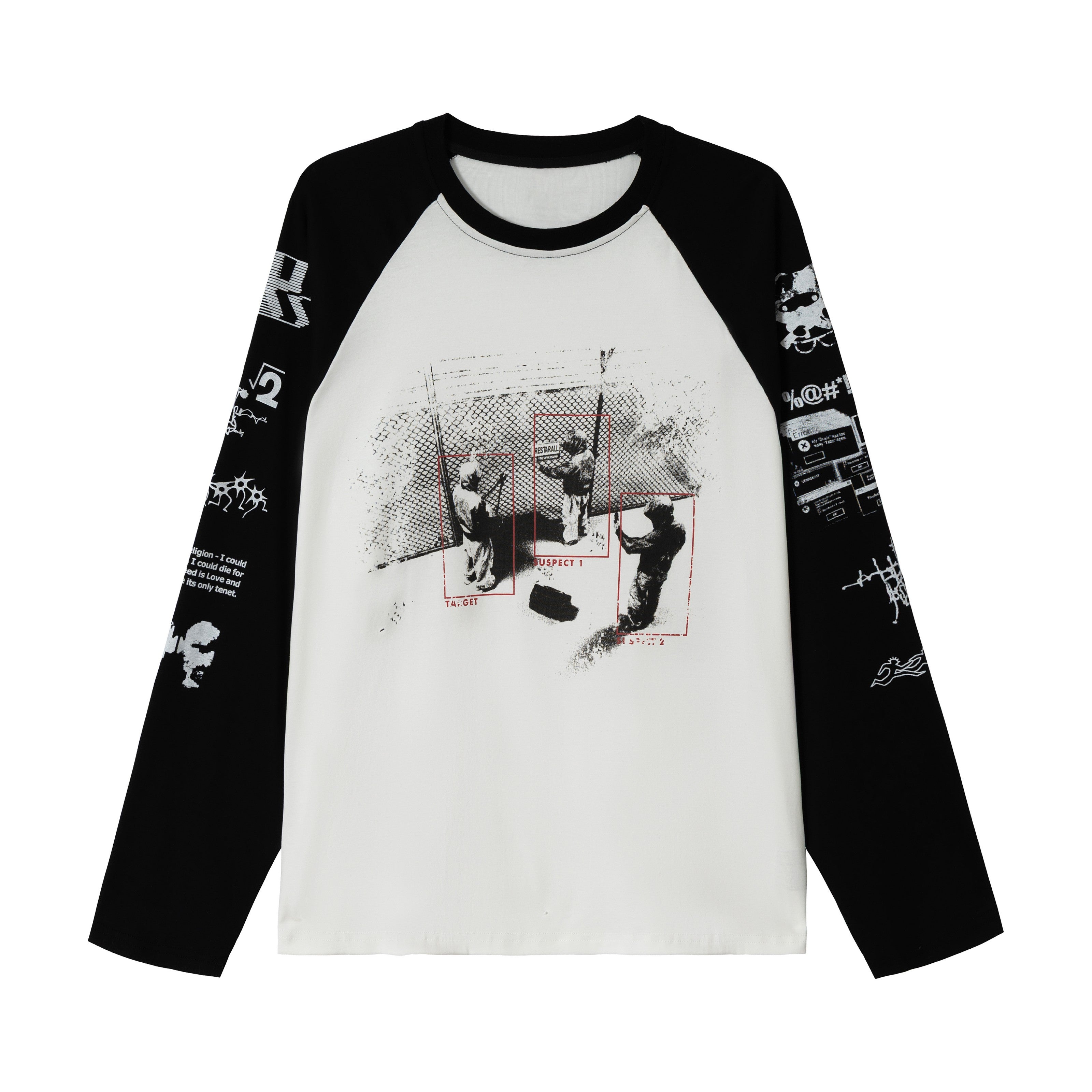 Omirad Graphic Raglan Long-Sleeve T-Shirt