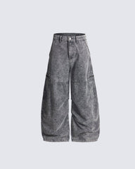 American Street High-Street Curved Blade Casual Pants