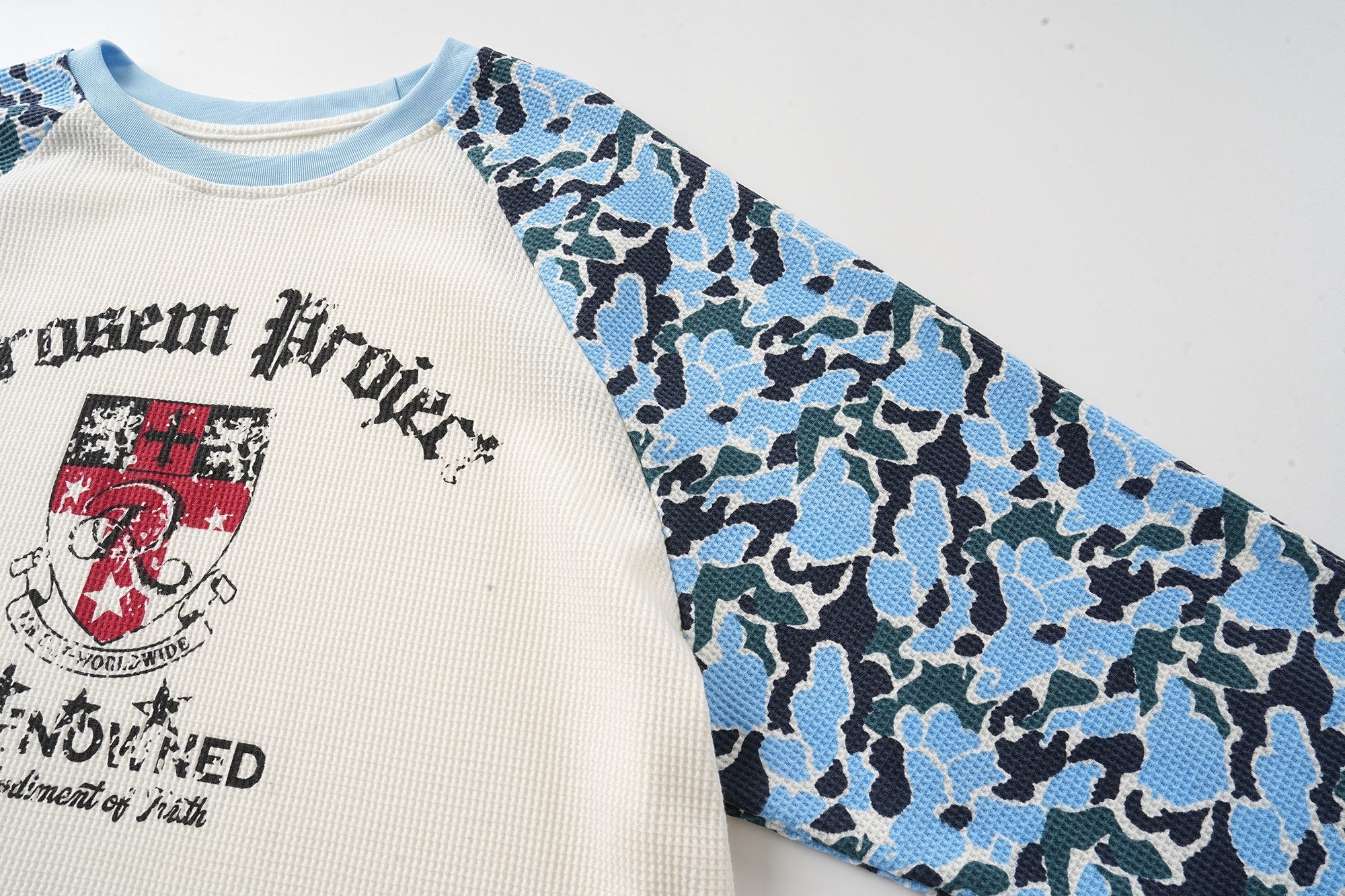 Omirad Camo Raglan Long Sleeve Tee