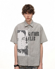 Retro American Plaid Design Shirt
