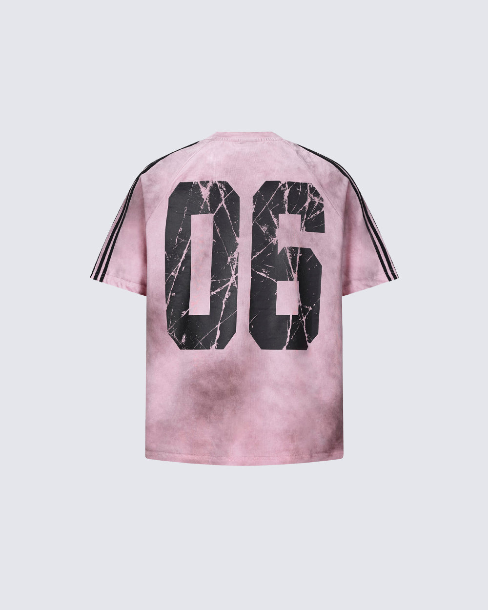 Graphic Print Tie-Dye Short Sleeve T-Shirt