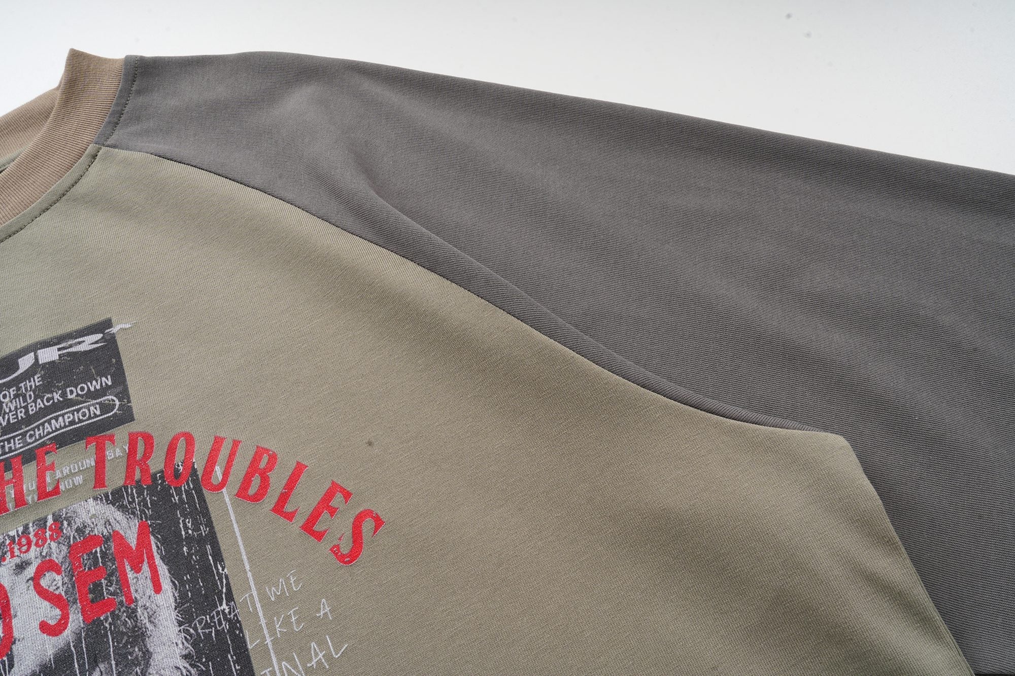 Omirad Raglan Graphic Long Sleeve Tee