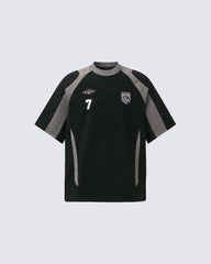 American Streetwear Color-Block Short Sleeve Tee