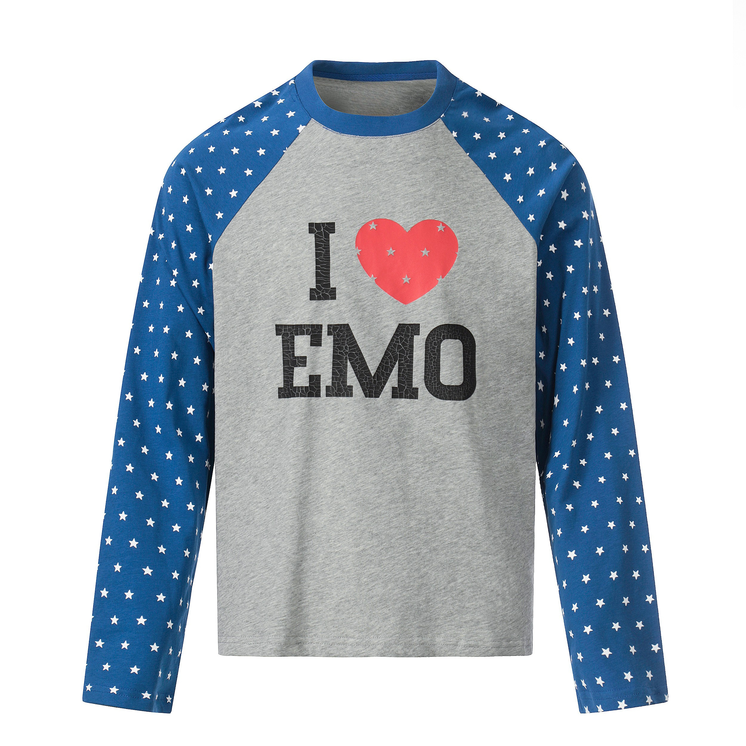 Omirad “I ♥ EMO” Raglan Long Sleeve Tee