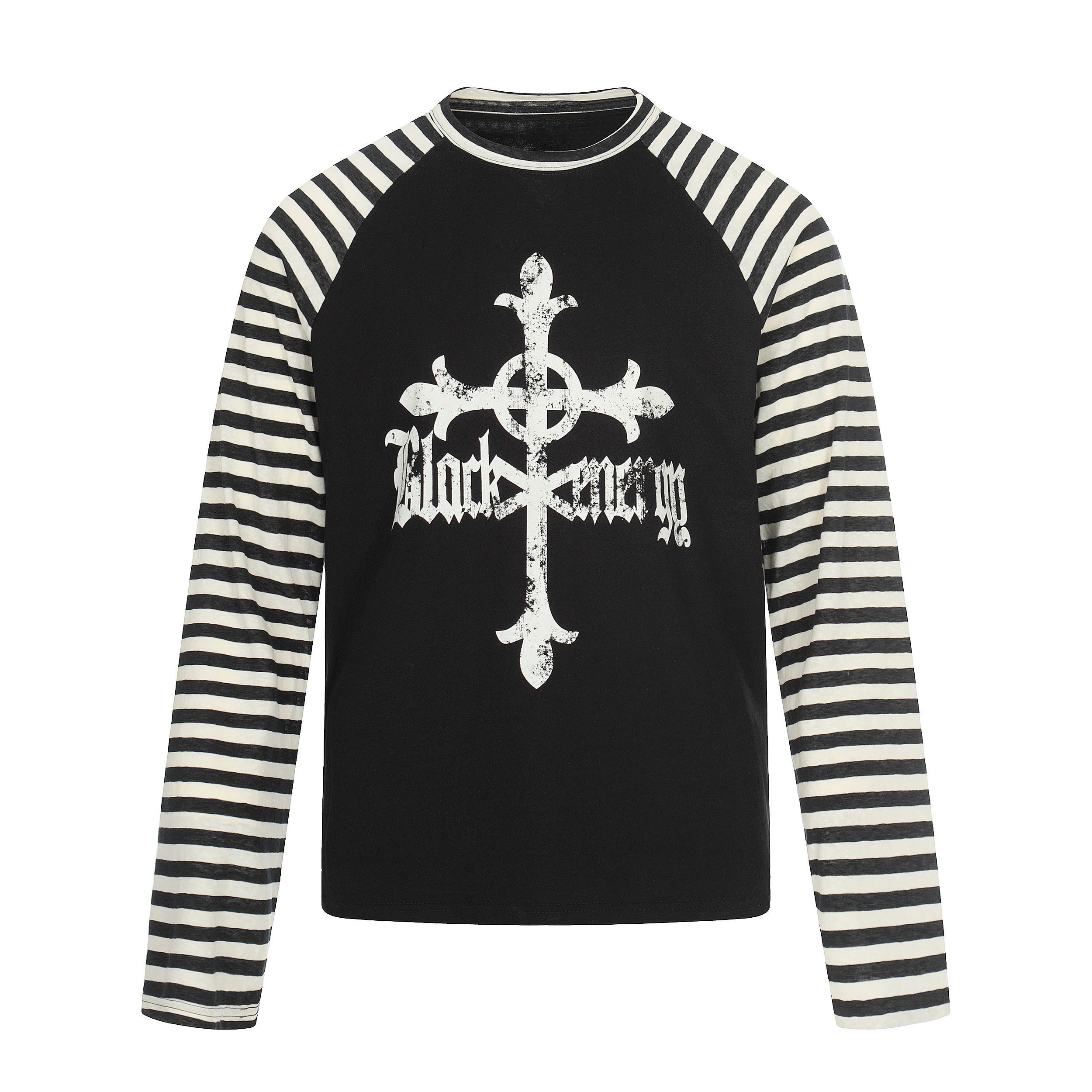 Omirad Cross Graphic Raglan Long Sleeve Tee