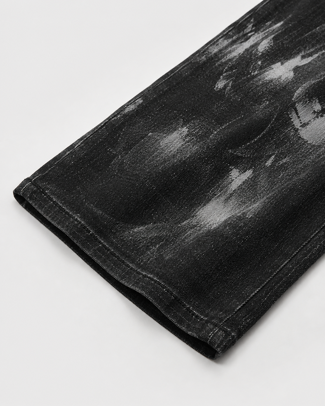 American-Style Distressed Tie-Dye Loose-Fitting Pants