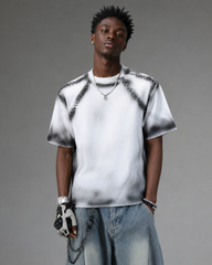 Washed Studded Short Sleeve T-Shirt
