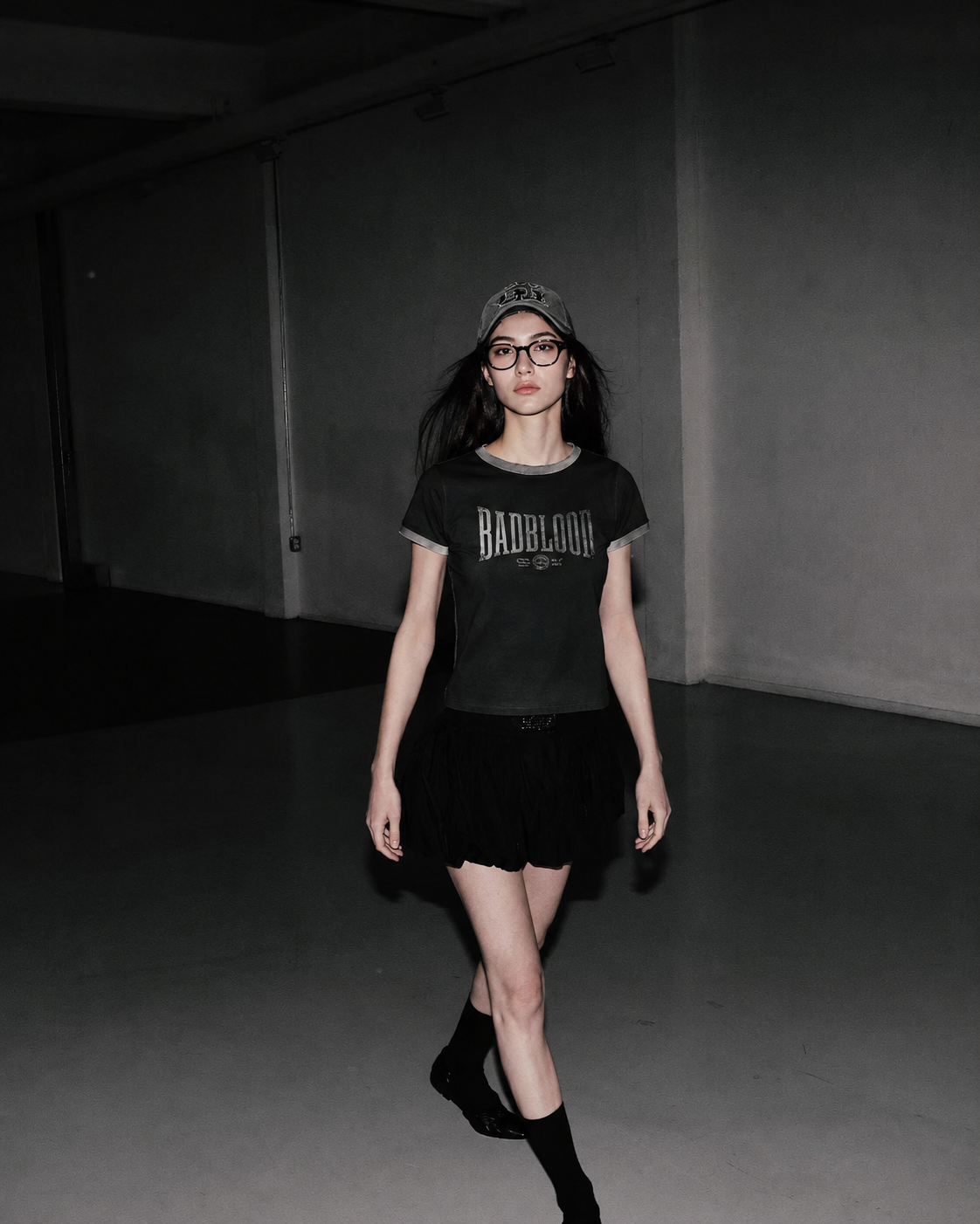 Vintage Washed Graphic Crewneck T-Shirt