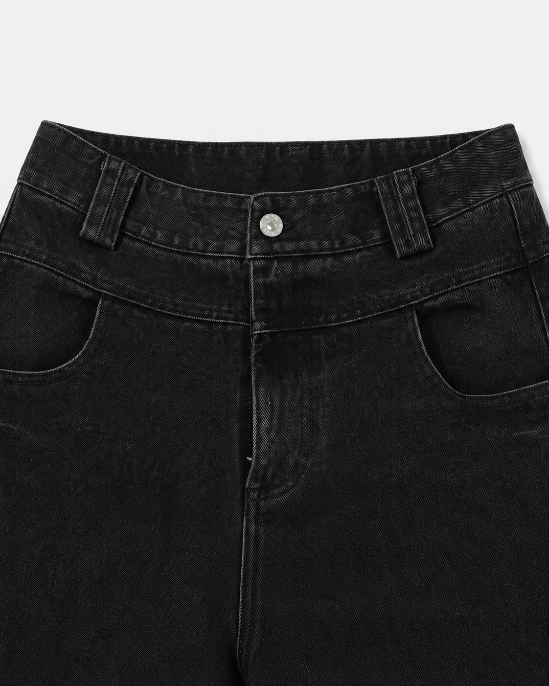 Dark Deconstructed Patchwork Wide-Leg Cropped Jeans