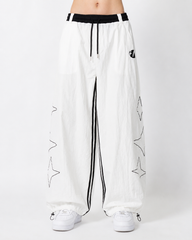 American-Style Minimalist Striped Casual Pants