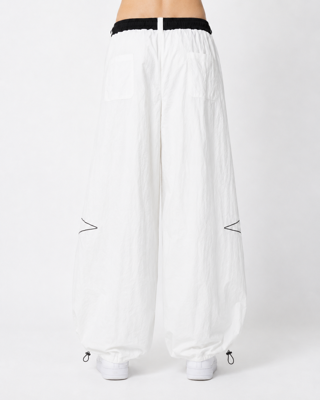 American-Style Minimalist Striped Casual Pants