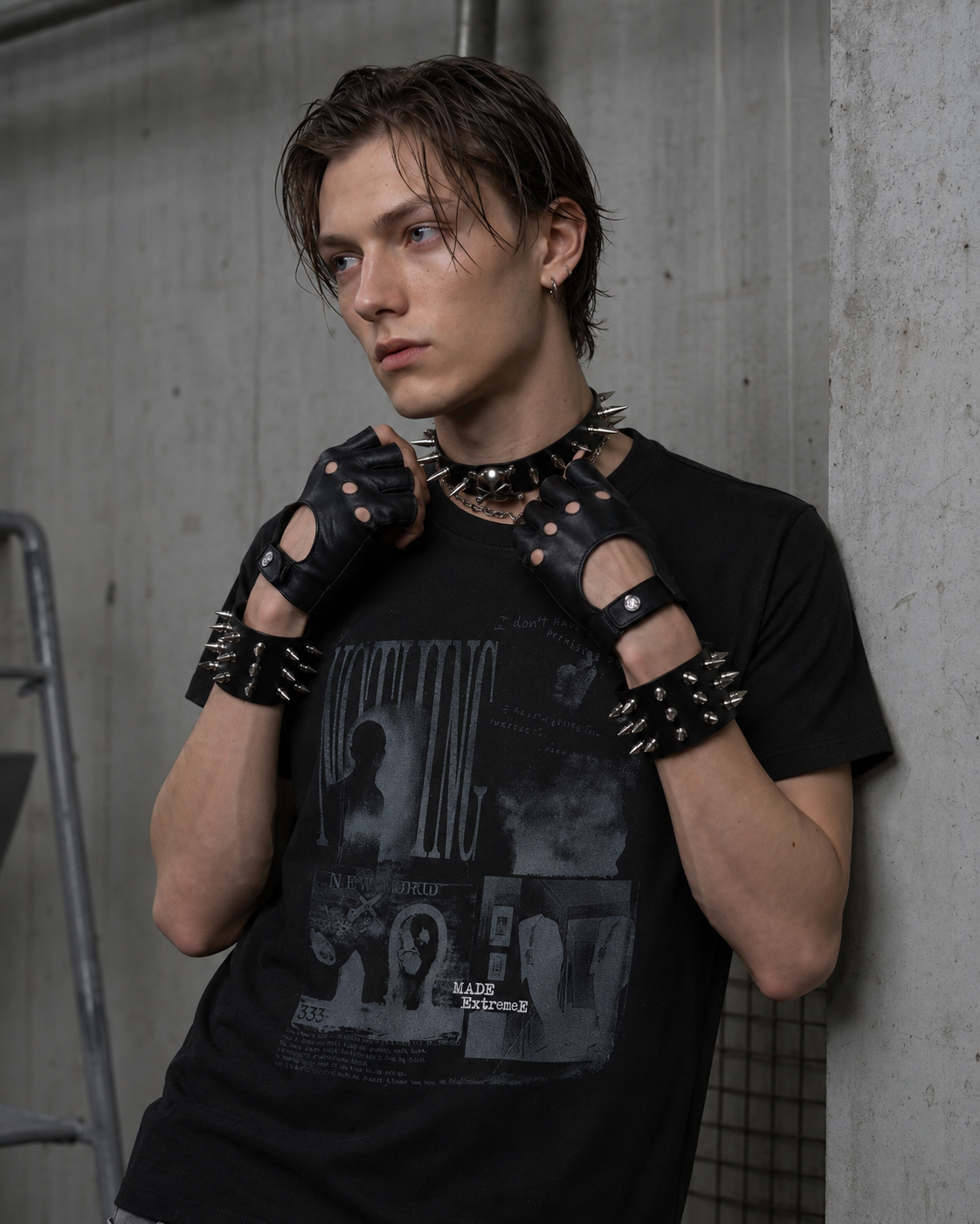 Retro American Street Style Personalized Printed T-Shirt
