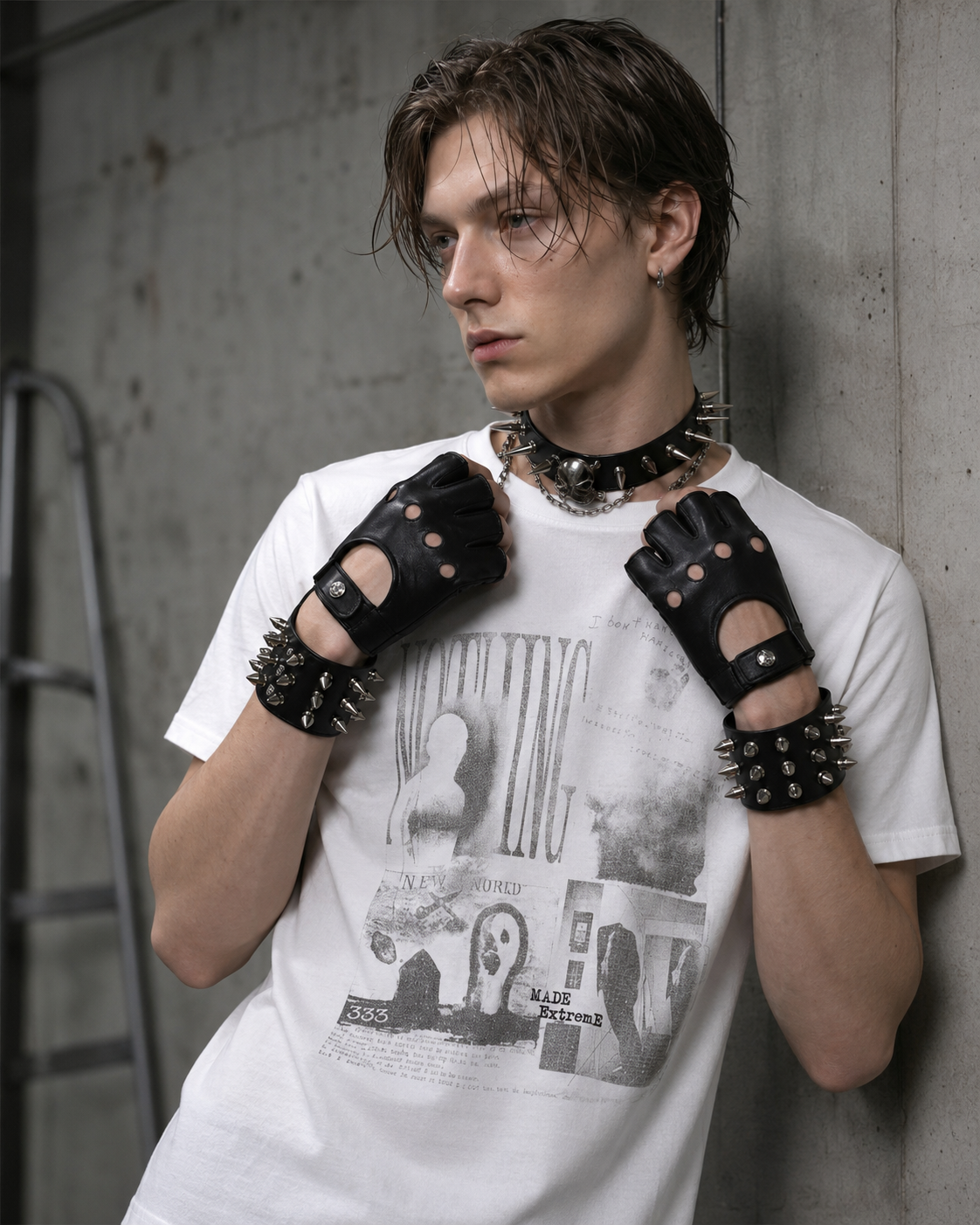 Retro American Street Style Personalized Printed T-Shirt