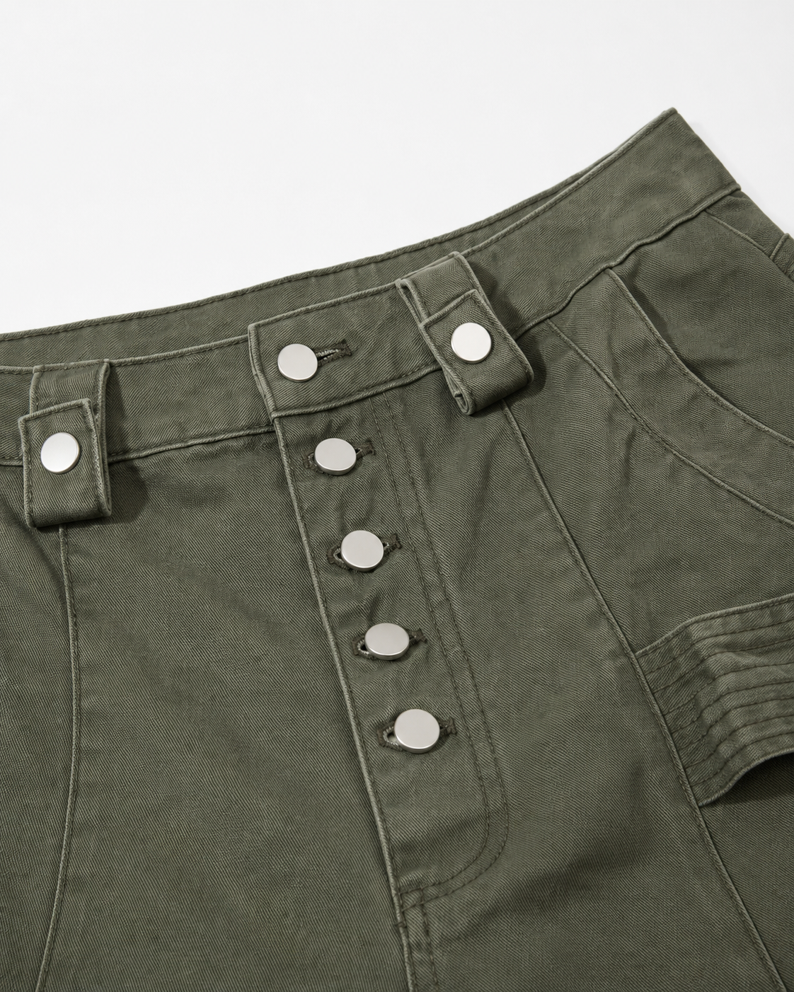 American Retro High-Street Workwear Shorts
