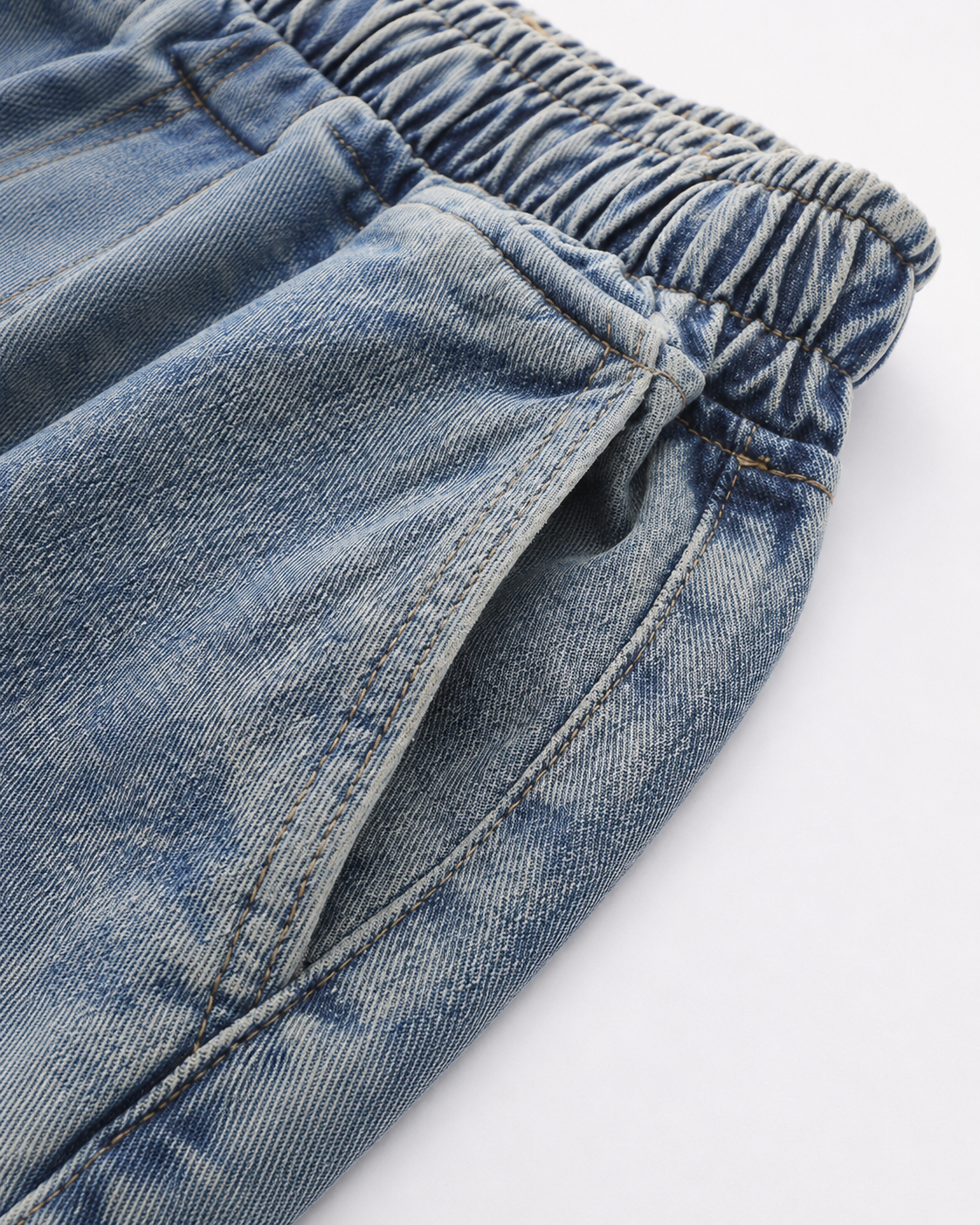Vintage Washed Tie-Dye Wide-Leg Sweatpants