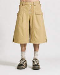 American Retro High-Street Workwear Shorts