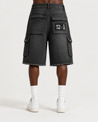American-Style Distressed Hip-Hop High Street Pocket Shorts