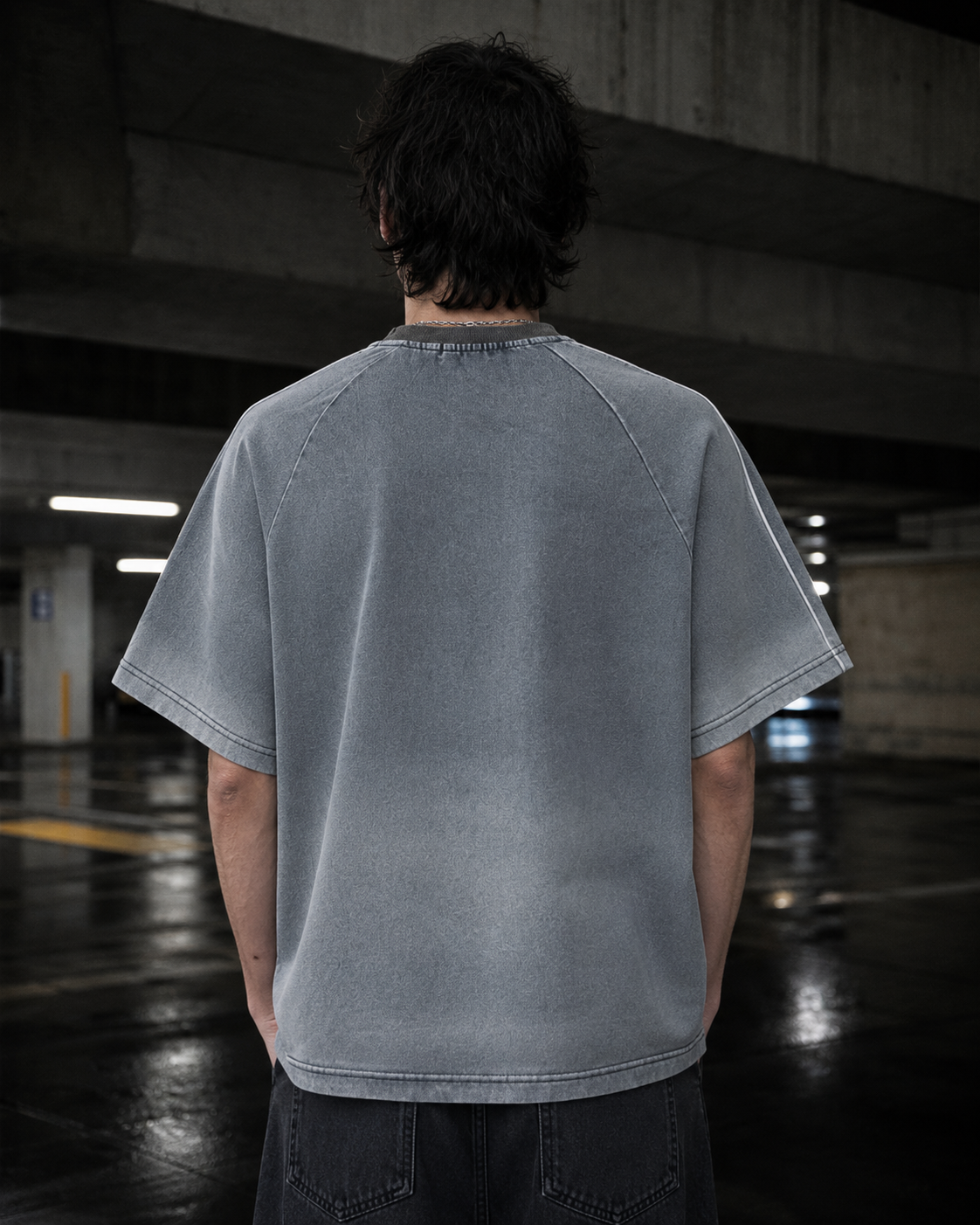Graphic Oversized Patch Casual Tee