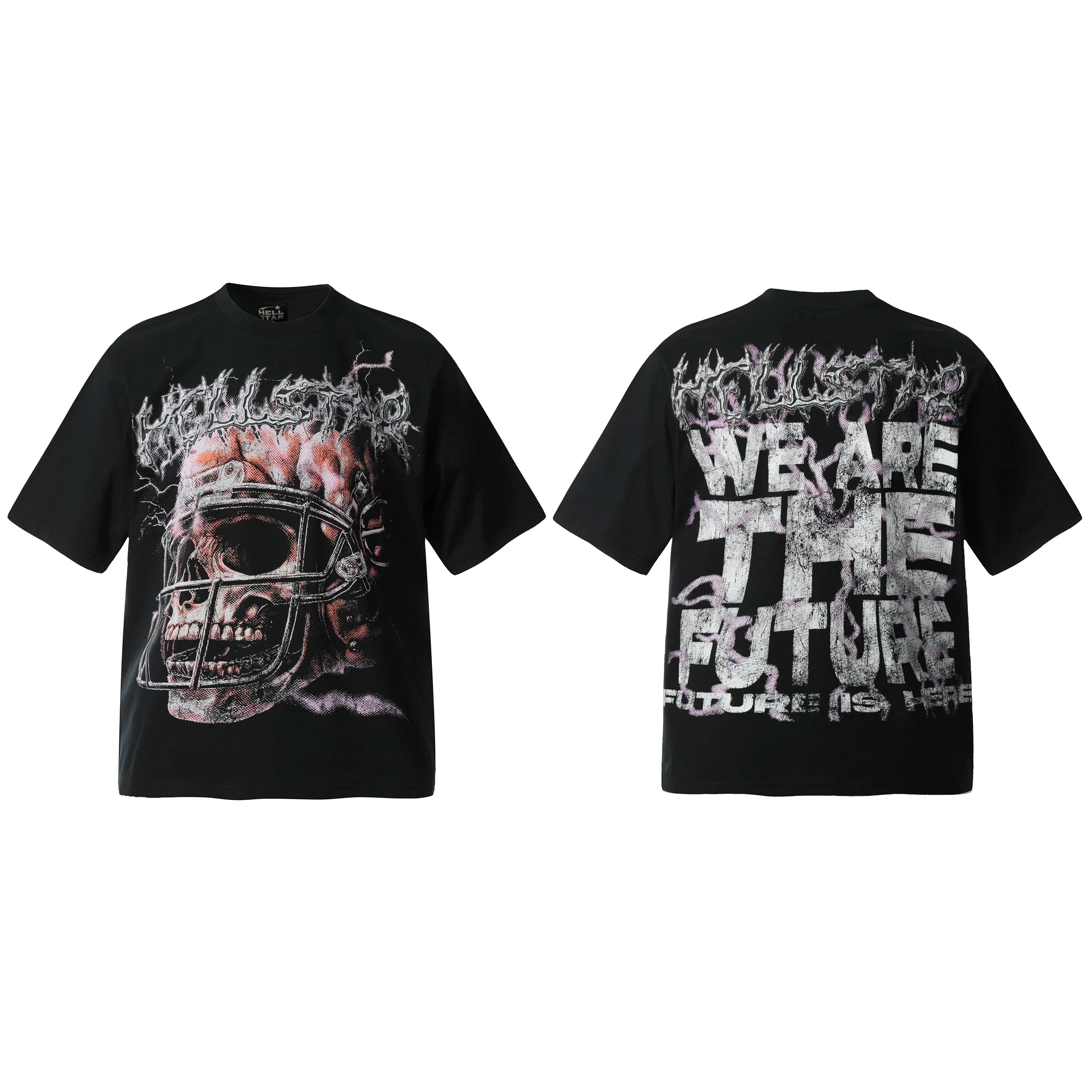 Hellstar Couple Style Vintage Tee Black