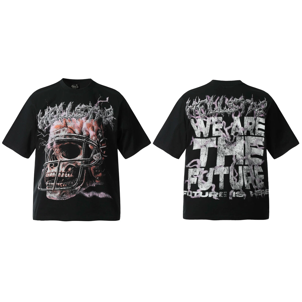 Hellstar Couple Style Vintage Tee Black