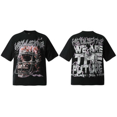 Hellstar Couple Style Vintage Tee Black