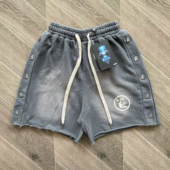 Hellstar Studios Casual Wash Shorts Grey
