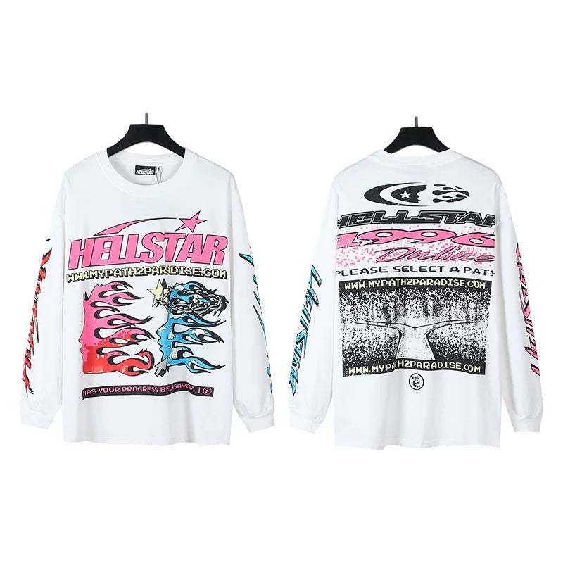 Hellstar High Street LS Tee White