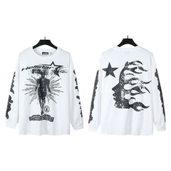 Hellstar Comfort Long Sleeve Tee White