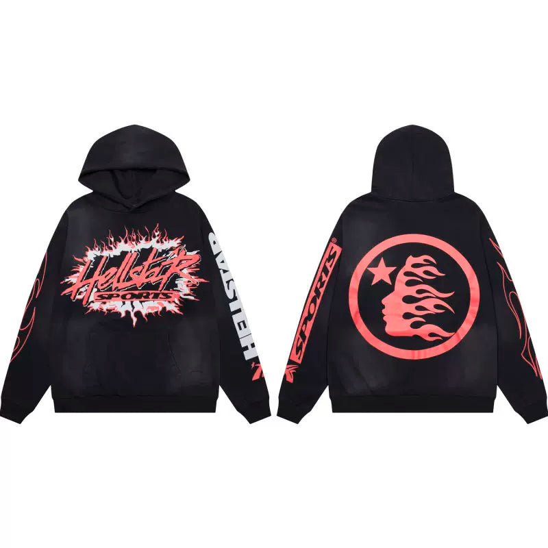Hellstar Retro VTG Hoodie Black