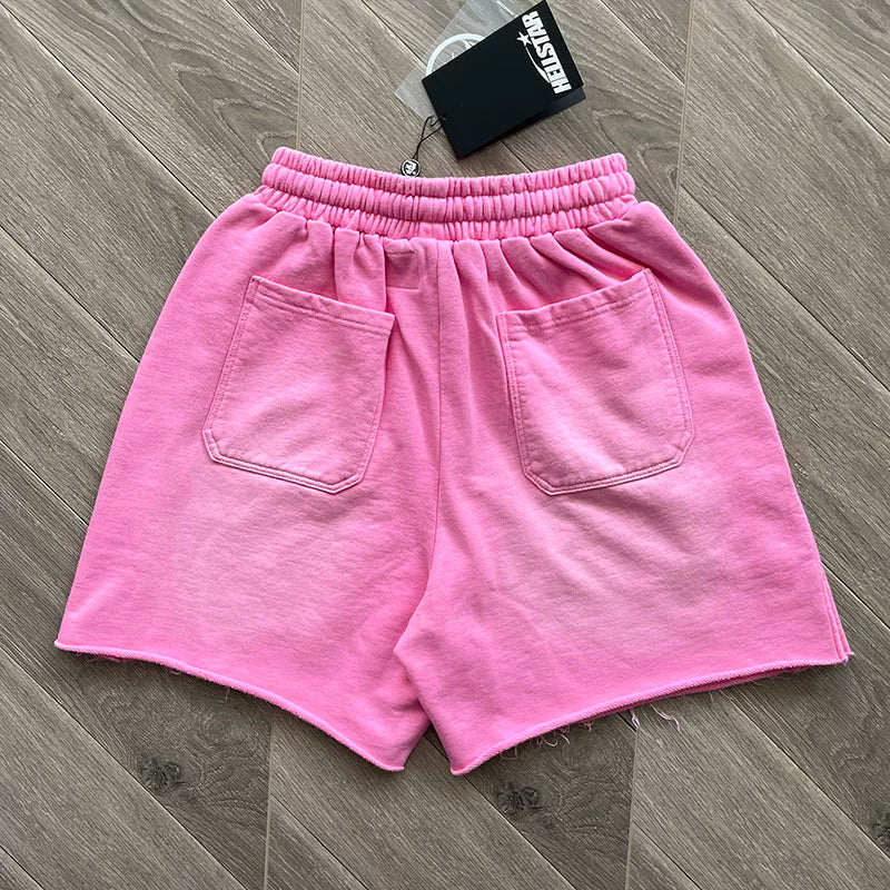 Hellstar Studios Washed Sports Shorts Pink