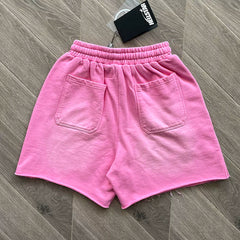 Hellstar Studios Washed Sports Shorts Pink