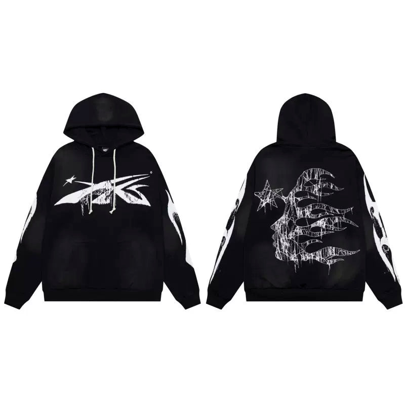 Hellstar Loose VTG Hoodie Black