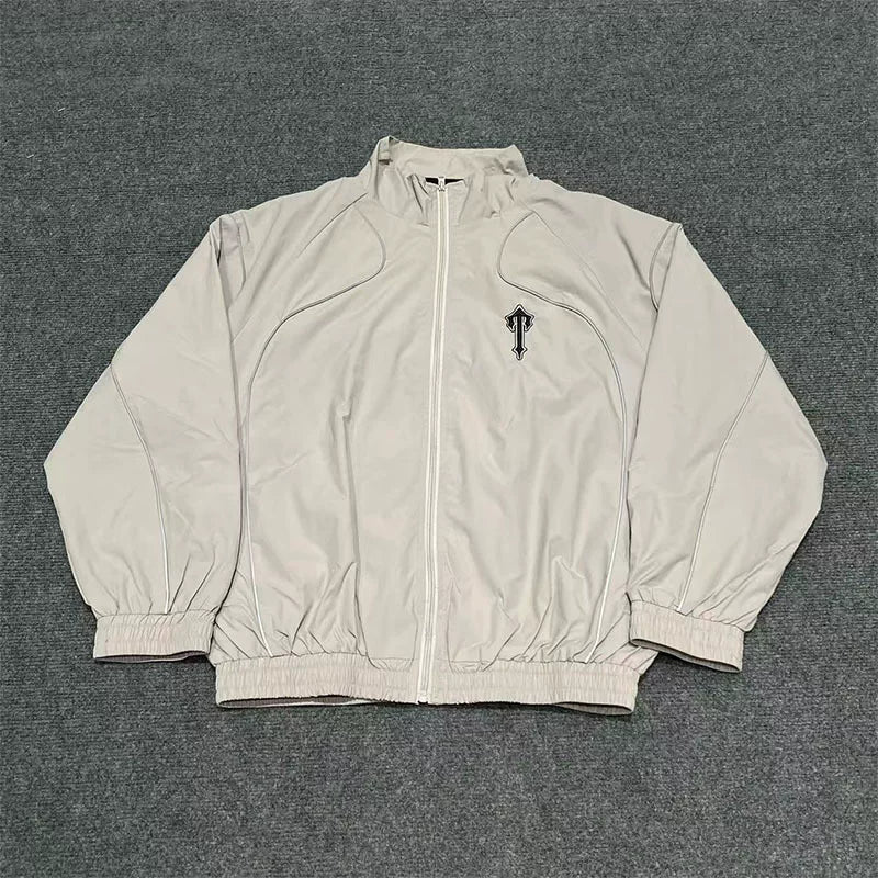Trapstar Loose Zip Jacket Grey coat