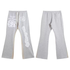 Hellstar Washed Retro Straight Pants Grey
