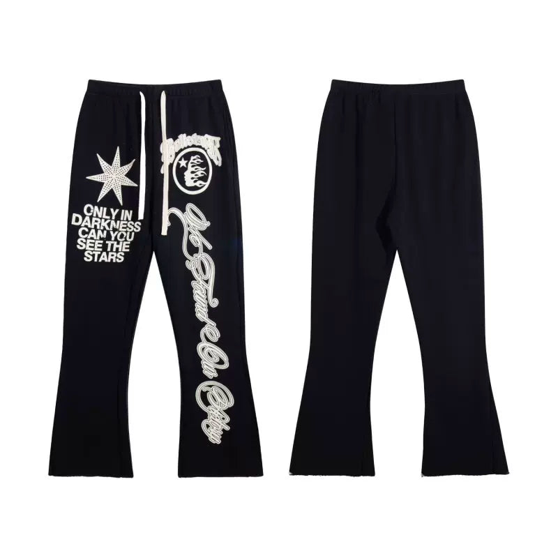 Hellstar Retro Straight Long Pants Black