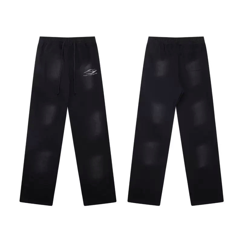 Hellstar Micro Flare Washed Pants Black
