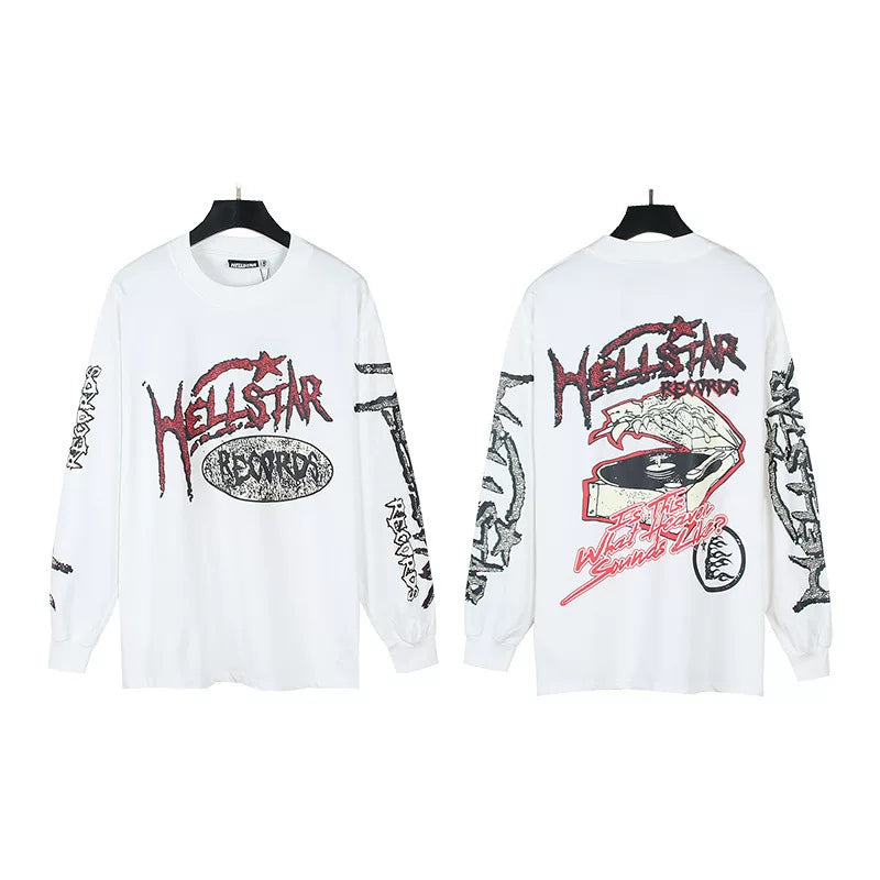 Hellstar Soft Cotton Long Sleeve White