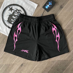 Hellstar Studios Casual Mesh Shorts Black/Pink