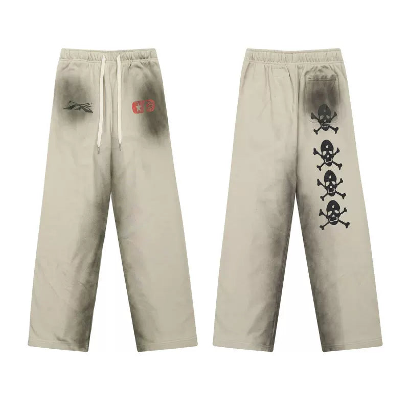 Hellstar Straight Casual Pants Apricot Colors