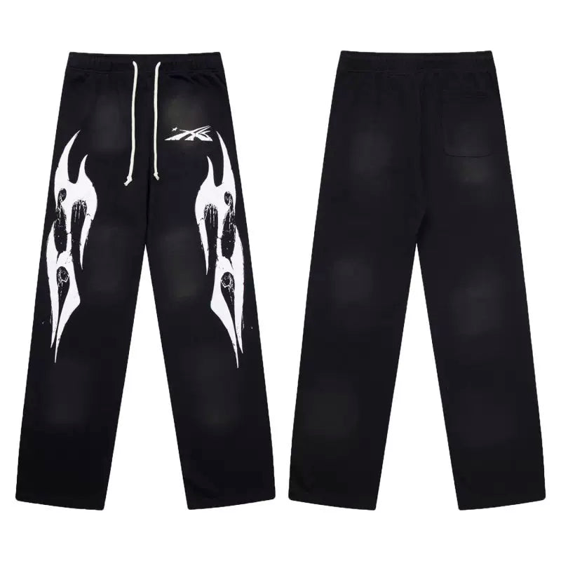 Hellstar Straight Tube Pants Black