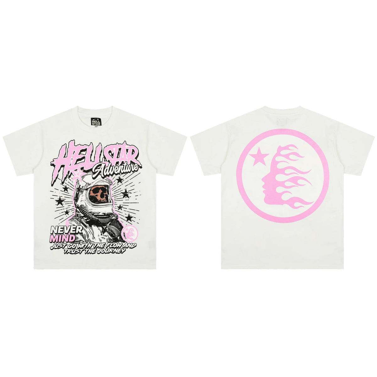 Hellstar Loose Vintage Graffiti Tee White