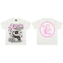 Hellstar Loose Vintage Graffiti Tee White