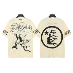 Hellstar Graffiti Vintage Tee Apricot