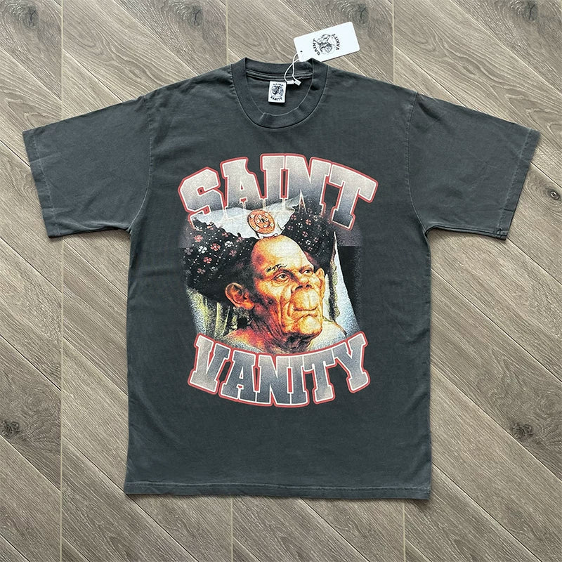 SAINT VANITY Girl Illustration Street Tee